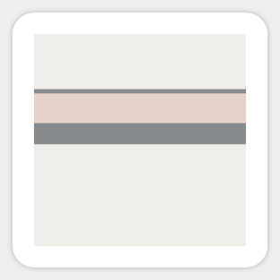 A fantastic concoction of Alabaster, Philippine Gray, Gray (X11 Gray) and Light Grey stripes. Sticker